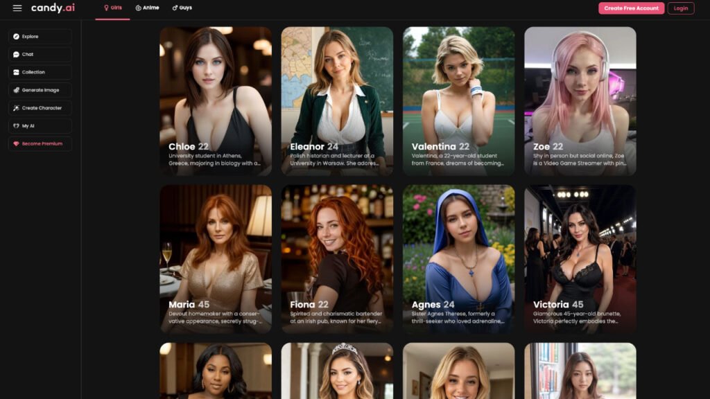 Candy AI Review Landing Page