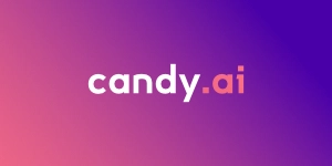 candy ai logo wide gradient